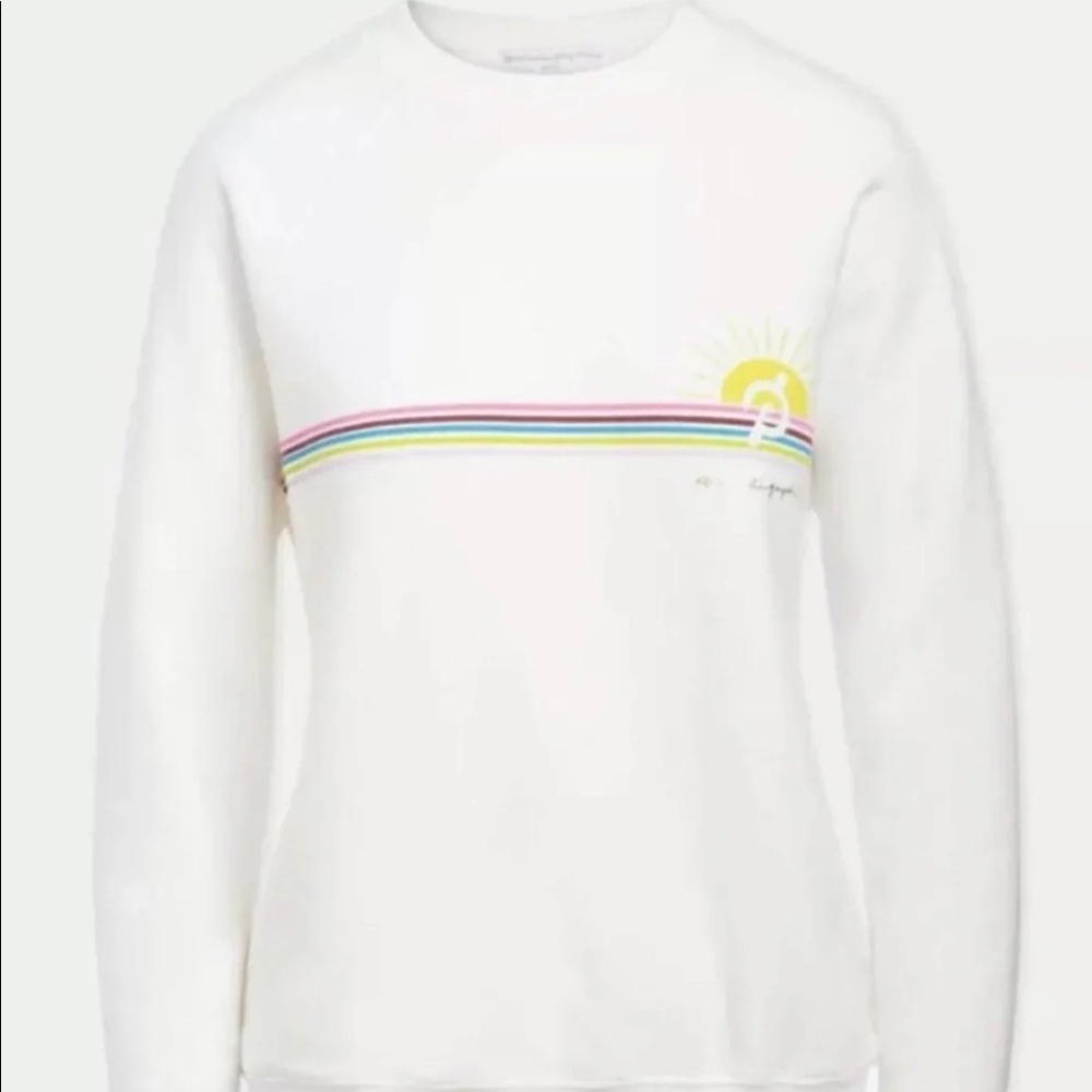 Peloton Spirtual Gangster Sunset Raglan Crew S